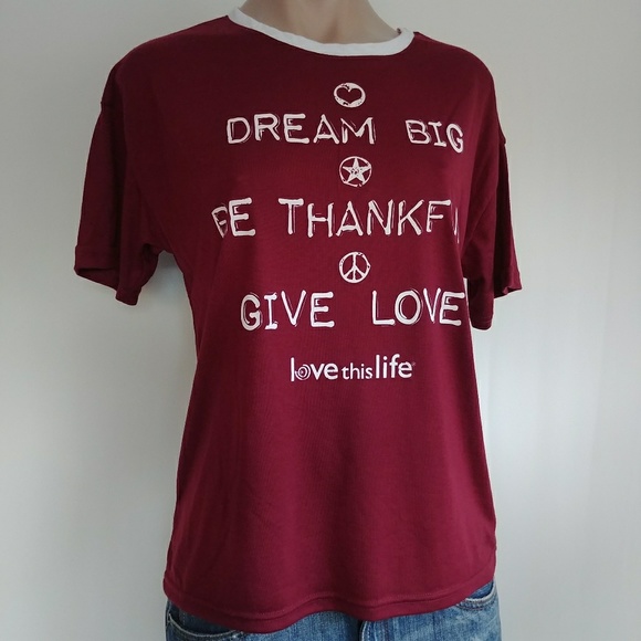 Love This Life Dream Big Be Thankful Give Love - Picture 1 of 4